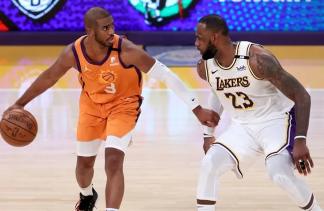 NBA季后赛首轮，詹姆斯30+三双湖人加时力克太阳